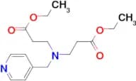 Ethyl 3-[(3-ethoxy-3-oxopropyl)(pyridin-4-ylmethyl)amino]propanoate