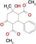 Dimethyl (4R)-4-hydroxy-4-methyl-6-oxo-2-phenylcyclohexane-1,3-dicarboxylate
