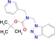 Tert-Butyl N-(1H-1,2,3-benzotriazol-1-ylmethyl)-N-(pyridin-3-ylmethyl)carbamate