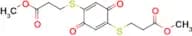 Methyl 3-({4-[(3-methoxy-3-oxopropyl)sulfanyl]-3,6-dioxocyclohexa-1,4-dien-1-yl}sulfanyl)propanoate
