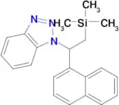 1-[1-(Naphthalen-1-yl)-2-(trimethylsilyl)ethyl]-1H-1,2,3-benzotriazole