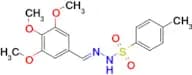 4-Methyl-N’-[(1E)-(3,4,5-trimethoxyphenyl)methylidene]benzene-1-sulfonohydrazide