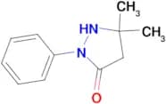 5,5-Dimethyl-2-phenylpyrazolidin-3-one