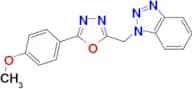 1-{[5-(4-Methoxyphenyl)-1,3,4-oxadiazol-2-yl]methyl}-1H-1,2,3-benzotriazole