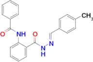 N-(2-{N’-[(1E)-(4-methylphenyl)methylidene]hydrazine-carbonyl}phenyl)benzamide