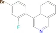 4-(4-Bromo-2-fluorophenyl)isoquinoline