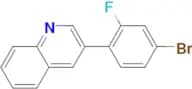 3-(4-Bromo-2-fluorophenyl)quinoline