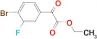Ethyl 4-bromo-3-fluorobenzoylformate