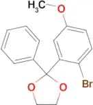 2-Bromo-5-methoxybenzophenone ethylene ketal
