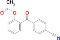 2-Acetoxy-4′-cyanobenzophenone
