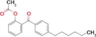 2-Acetoxy-4′-hexylbenzophenone