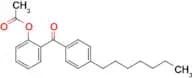2-Acetoxy-4′-heptylbenzophenone
