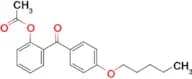 2-Acetoxy-4′-pentyloxybenzophenone