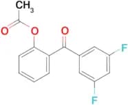 2-Acetoxy-3′,5′-difluorobenzophenone