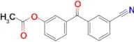 3-Acetoxy-3′-cyanobenzophenone