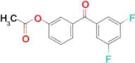 3-Acetoxy-3′,5′-difluorobenzophenone