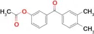 3-Acetoxy-3′,4′-dimethylbenzophenone