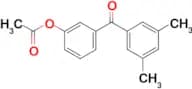 3-Acetoxy-3′,5′-dimethylbenzophenone