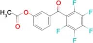 3-Acetoxy-2′,3′,4′,5′,6′-pentafluorobenzophenone