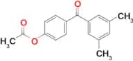 4-Acetoxy-3′,5′-dimethylbenzophenone