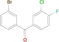 3-Bromo-3′-chloro-4′-fluorobenzophenone