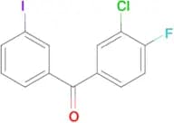 3-Chloro-4-fluoro-3′-iodobenzophenone