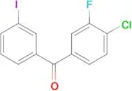 4-Chloro-3-fluoro-3′-iodobenzophenone