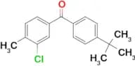 4-tert-Butyl-3′-chloro-4′-methylbenzophenone