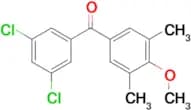 3,5-Dichloro-3′,5′-dimethyl-4′-methoxybenzophenone