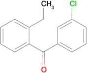 3-Chloro-2′-ethylbenzophenone