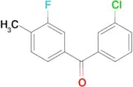 3-Chloro-3′-fluoro-4′-methylbenzophenone