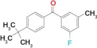 4-tert-Butyl-3′-fluoro-5′-methylbenzophenone
