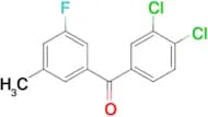 3,4-Dichloro-3′-fluoro-5′-methylbenzophenone