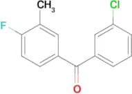3-Chloro-4′-fluoro-3′-methylbenzophenone