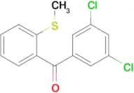3,5-Dichloro-2′-(thiomethyl)benzophenone