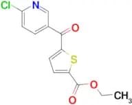 2-Chloro-5-(5-ethoxycarbonyl-2-thenoyl)pyridine