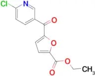 2-chloro-5-(5-ethoxycarbonyl-2-furoyl)pyridine