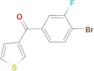 3-(4-Bromo-3-fluorobenzoyl)thiophene
