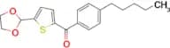 5-(1,3-Dioxolan-2-yl)-2-(4-pentylbenzoyl)thiophene
