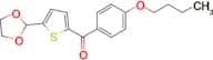 2-(4-n-Butoxybenzoyl)-5-(1,3-dioxolan-2-yl)thiophene