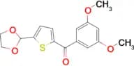 2-(3,5-Dimethoxybenzoyl)-5-(1,3-dioxolan-2-yl)thiophene