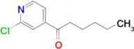 2-Chloro-4-hexanoylpyridine