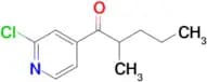 2-Chloro-4-pyridyl 1-methylbutyl ketone