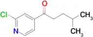 2-Chloro-4-pyridyl 3-methylbutyl ketone