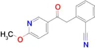 2-Methoxy-5-(2-cyanophenylacetyl)pyridine