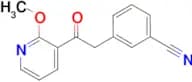 2-Methoxy-3-(3-cyanophenylacetyl)pyridine