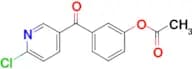 5-(3-Acetoxybenzoyl)-2-chloropyridine