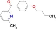 2-(4-Butoxybenzoyl)-6-methylpyridine