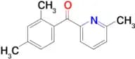 2-(2,4-Dimethylbenzoyl)-6-methylpyridine