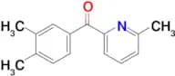 2-(3,4-Dimethylbenzoyl)-6-methylpyridine